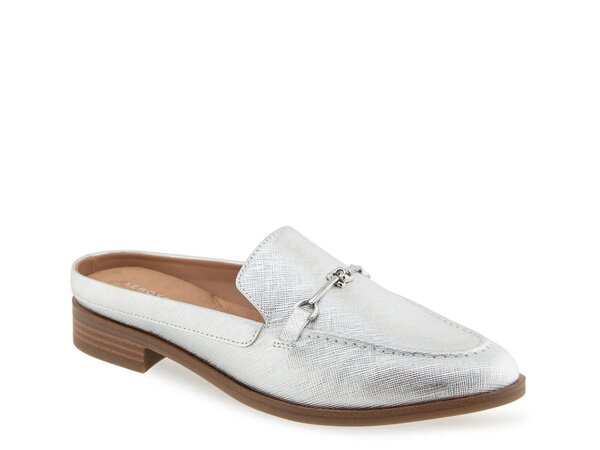エアロソールズ レディース シューズ サンダル Aerosoles Erik Mule Silver Metallic シルバー