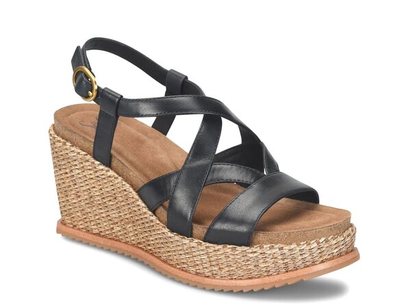 ソフト レディース シューズ サンダル Sofft Devyn Wedge Sandal Black ブラック｜ReVida 店 33,020円