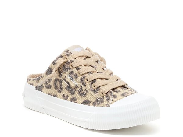 ロケットドッグ レディース シューズ サンダル プラットフォーム Rocket Dog Cheery Platform Mule Beige/Brown Leopard Print Canvas ブラウン|ReVida 店