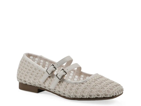 クリフバイホワイトマウンテン レディース シューズ パンプス Cliffs by White Mountain Besnik Mary Jane Flat Ecru Fabric エクリュ