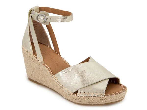 ケネスコール レディース シューズ サンダル Gentle Souls by Kenneth Cole Charli Wedge Sandal Champagne Leather シャンパン|ReVida 店