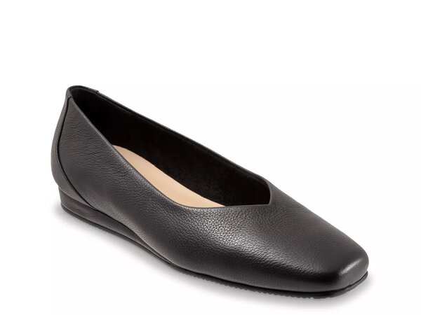 ホンブルグ帽ウォーク レディース シューズ パンプス Softwalk Vellore Ballet Flat Black 黒いこと