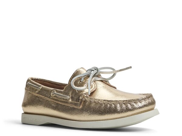 スペリー レディース シューズ 甲板シューズ Sperry Authentic Original 2-Eye Boat Shoe Bronze Metallic メタリック