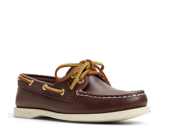 スペリー レディース シューズ デッキシューズ Sperry Authentic Original 2-Eye Boat Shoe Dark Brown ブラウン|ReVida 店