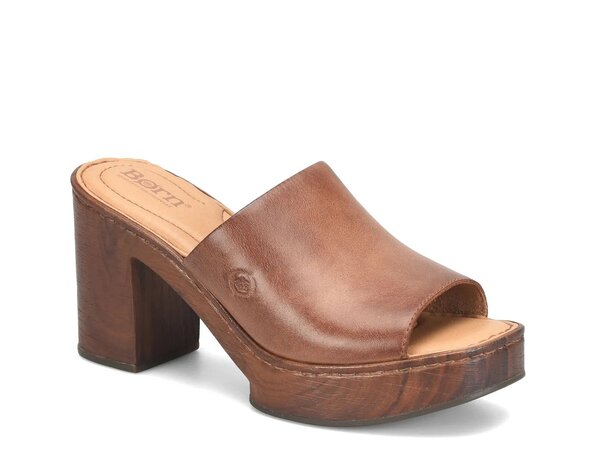 ボーン レディース シューズ サンダル プラットフォーム Born Nix Platform Sandal Brown ブラウン