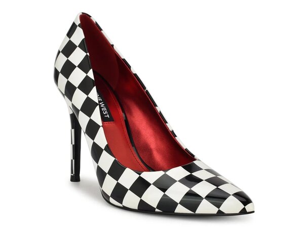 ナインウェスト レディース シューズ パンプス Nine West Fresh Pump Black/White Prints ホワイト