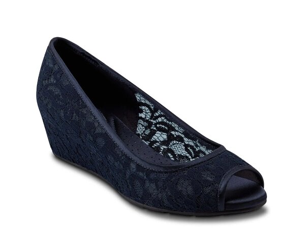 バンドリーノ レディース シューズ パンプス Bandolino Candra Wedge Pump Blue ブルー