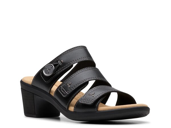 クラークス レディース シューズ サンダル Clarks Emily Adella Sandal Black ブラック