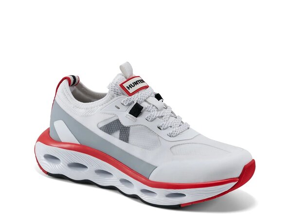 ハンター レディース シューズ スニーカー HUNTER Ginny Sneaker - Women's White/Grey/Red ホワイト
