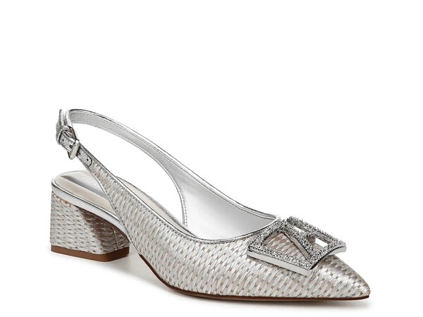 フランコサルト レディース シューズ パンプス Franco Sarto Racer Pump Silver しろがね色