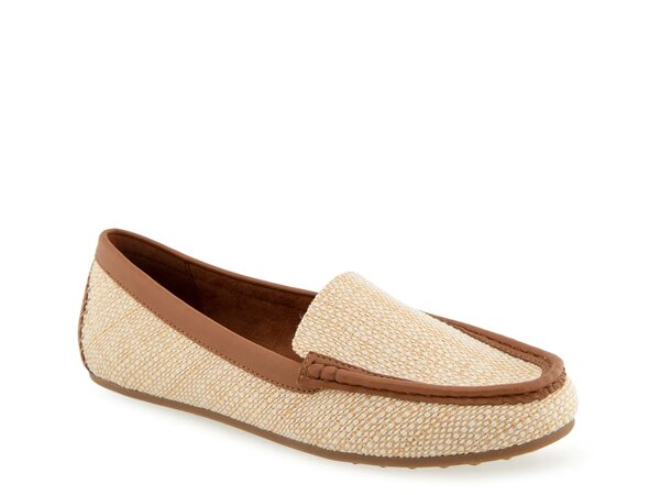 エアロソールズ レディース シューズ スリッポン・ローファー Aerosoles Overdrive Loafer Natural/Brown 赤銅色 ローファー-靴