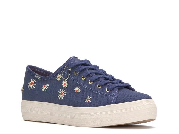 ケッズ レディース シューズ スニーカー Keds Triple Kick Sneaker - Women\u0027s Blue 青み
