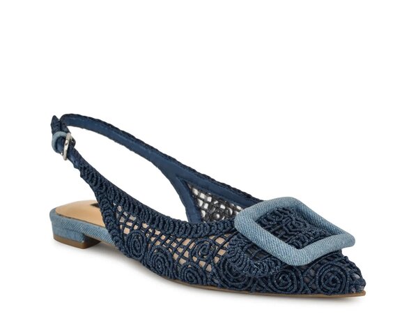 ナインウェスト レディース シューズ パンプス Nine West Jasser Flat Blue 青み