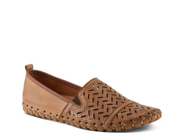 スプリングステップ レディース シューズ スリッポン・ローファー Spring Step Kapri Loafer Cognac