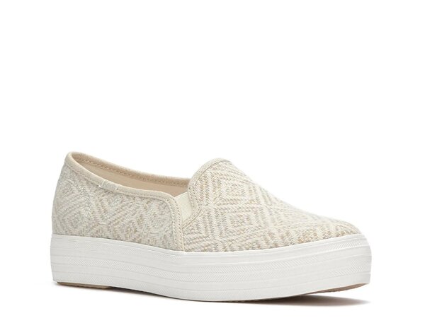 ケッズ レディース シューズ スニーカー プラットフォーム Keds Triple Decker Platform Sneaker Beige ベージュ