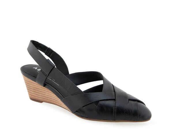 エアロソールズ レディース シューズ パンプス Aerosoles Carmel Wedge Pump Black ブラック