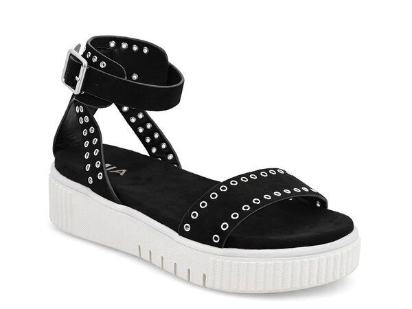 ミア レディース シューズ サンダル プラットフォーム Mia Evelin Platform Sandal Black ブラック
