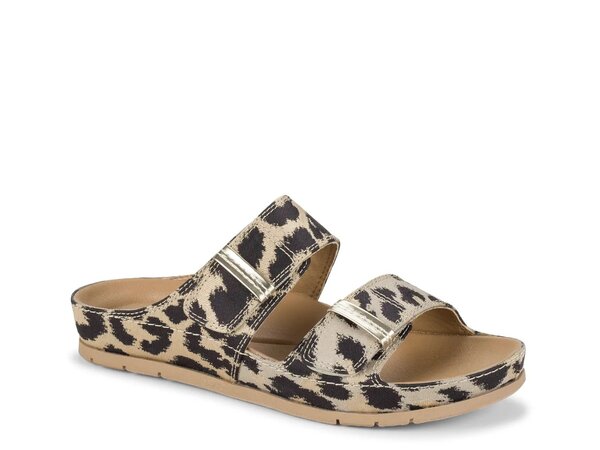 ベアトラップス レディース シューズ サンダル Baretraps Wisteria Sandal Beige/Black Leopard Print ブラック｜ReVida 店