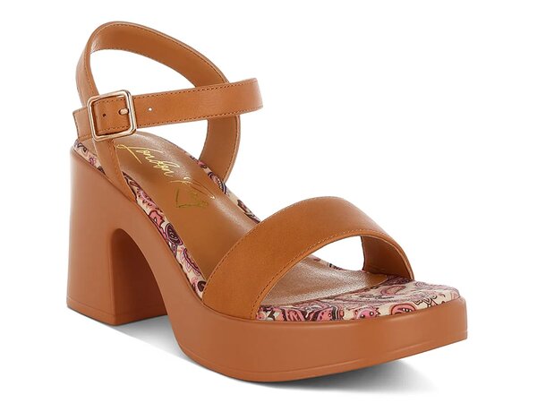 ロンドンラグ レディース シューズ サンダル London Rag Kolata Sandal Dark Brown ブラウン