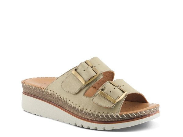 スプリングステップ レディース シューズ サンダル ミニ Spring Step Minisia Wedge Sandal Dark Green グリーン