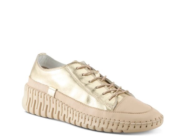弾機足つき レディース シューズ スニーカー Spring Step Surana-Glo Sneaker - Women\u0027s Gold Metallic ゴールド