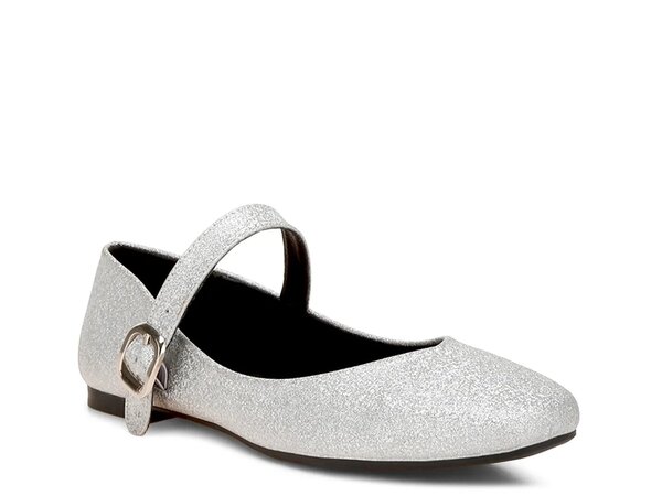ロンドンラグ レディース シューズ パンプス London Rag Herma Mary Jane Flat Silver Metallic シルバー