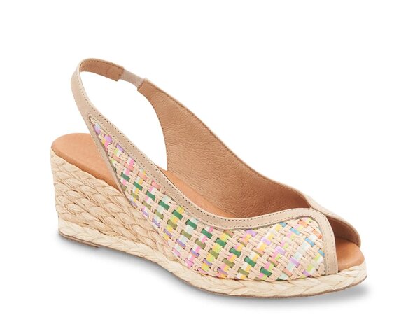 アンドレア アース レディース シューズ サンダル Andre Assous Audrey Wedge Sandal Beige Multicolor ベージュ