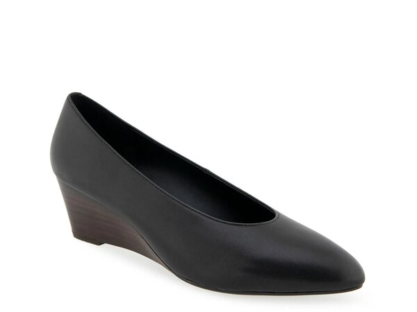 エアロソールズ レディース シューズ パンプス Aerosoles Caruzo Wedge Pump Black ブラック