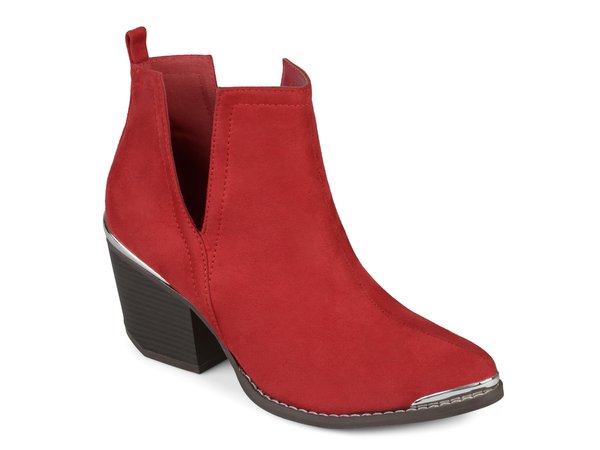 ジュルネ コレクション レディース シューズ ブーツ・レインブーツ Journee Collection Issla Western Bootie Red レッド