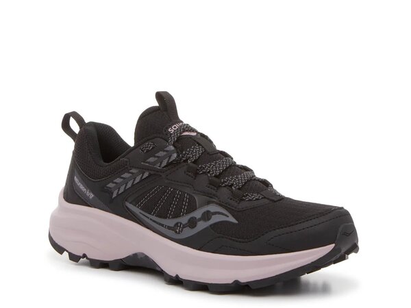 サッカニー レディース シューズ スニーカー Saucony Excursion TR17 Trail Running Shoe - Women ’ s Black/Pink 黒いこと