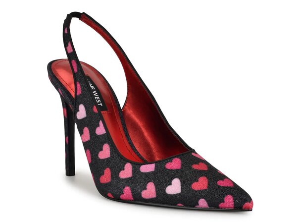 ナインウェスト レディース シューズ パンプス Nine West Feather Pump Black/Multicolor Hearts ブラック