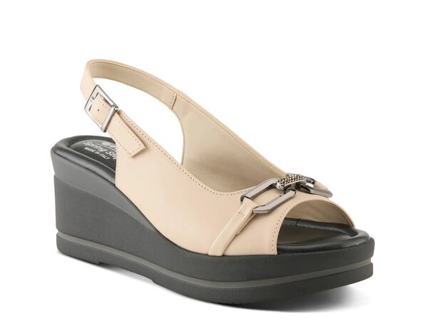 スプリングステップ レディース シューズ サンダル Spring Step Tamra Wedge Sandal Taupe トープ