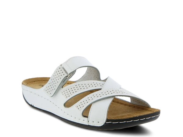 フレクサス レディース シューズ サンダル Flexus Karl Seasonal Sandal White ホワイト｜ReVida 店