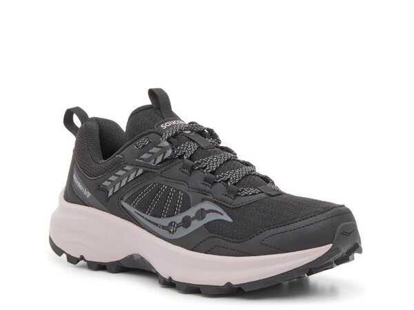 サッカニー レディース シューズ スニーカー Saucony Excursion TR17 Trail Running Shoe - Women\u0027s Black/Pink 黒いこと