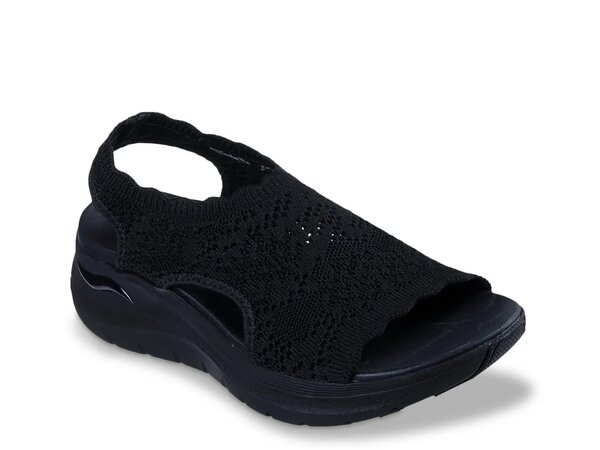 スケッチャーズ レディース シューズ サンダル Skechers Arch FitR 2.0 Flawless Choice Sandal Navy ネイビー