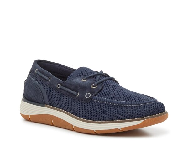 ロックポート メンズ シューズ デッキシューズ Rockport Larkin Boat Shoe Navy ネイビー