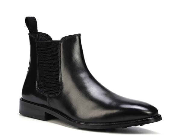 アンソニー ヴィア メンズ シューズ ブーツ・レインブーツ チェルシーブーツ チェルシー ブーツ Anthony Veer Thomas Chelsea Boot Black Leather ブラック