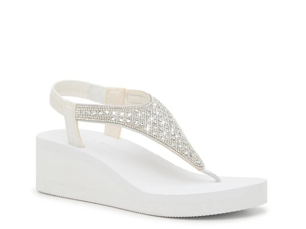 ケリー＆ケイティ レディース シューズ サンダル Kelly & Katie Talenti Wedge Sandal White ホワイト