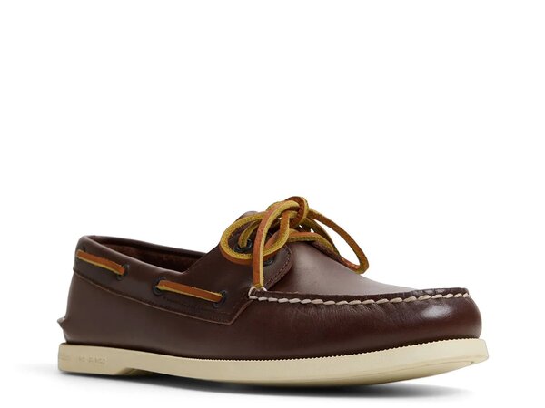 スペリー メンズ シューズ デッキシューズ Sperry Authentic Original 2-Eye Boat Shoe Dark Brown ブラウン