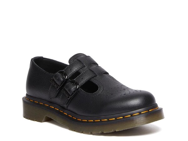 御医者さんマーチン レディース シューズ オックスフォード Dr. Martens 8065 Mary Jane - Women\u0027s Black Leather 黒いこと 靴-ローファー-レディース靴
