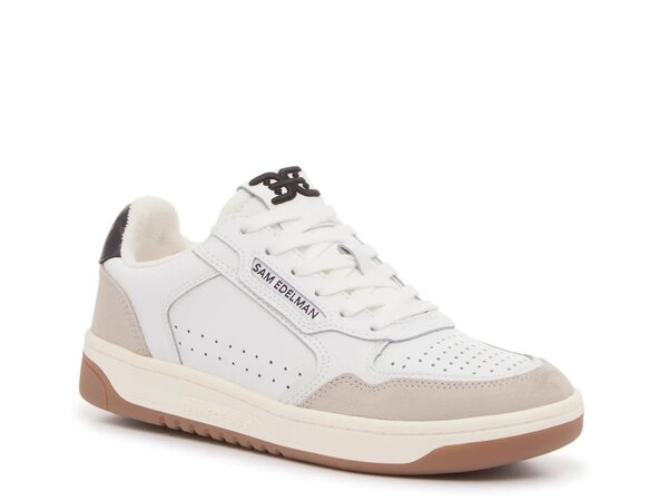 サムエデルマン レディース シューズ スニーカー Sam Edelman Harper Sneaker White/Black/Taupe 白いこと
