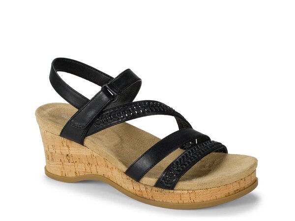 ベアトラップス レディース シューズ サンダル Baretraps Ciara Wedge Sandal Black ブラック
