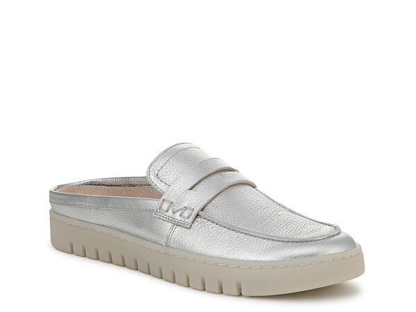 バイオニック レディース シューズ サンダル Vionic Uptown Mule Silver Metallic シルバー
