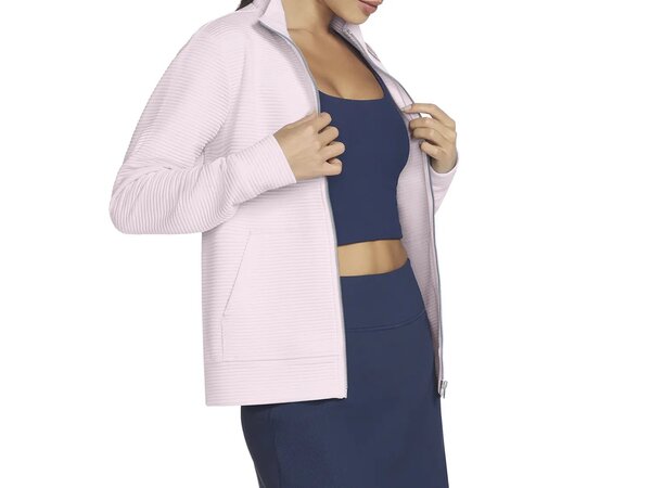 スケッチャーズ レディース アウター 上衣・上衣 パーカー 上衣 Skechers Hoodless Hoodie GO WALK Everywhere Women\u0027s Jacket Light Purple パープル