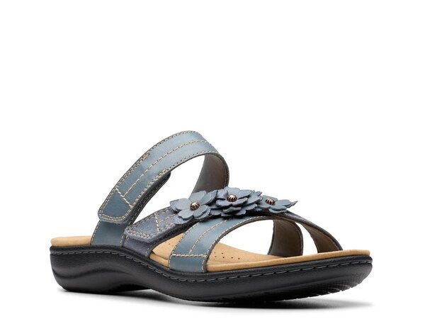 クラークス レディース シューズ サンダル Clarks Laurieann Rose Sandal Navy ネイビー