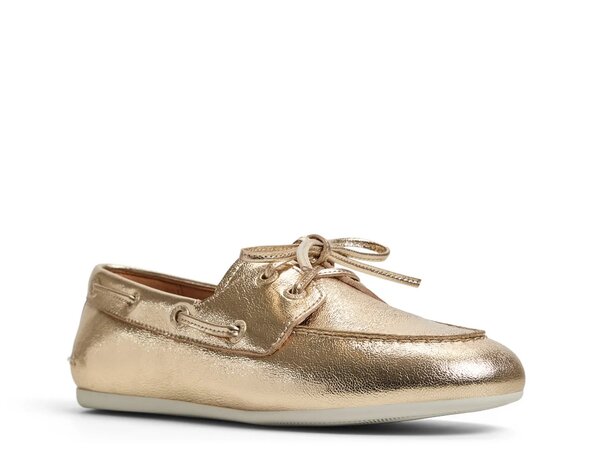 スペリー レディース シューズ 甲板シューズ Sperry Slim Boat Shoe Gold Metallic ゴールド 靴-レディース靴