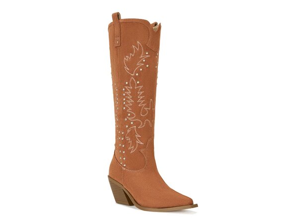 アザレア ワン レディース シューズ ブーツ・レインブーツ Azalea Wang Beckett Cowboy Boot Taupe トープ|ReVida 店