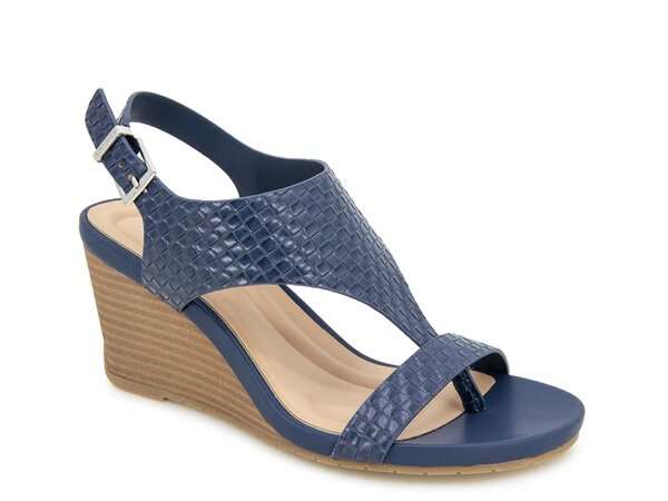 ケネスコール レディース シューズ サンダル Reaction Kenneth Cole Greatly Wedge Sandal Navy Woven ネイビー