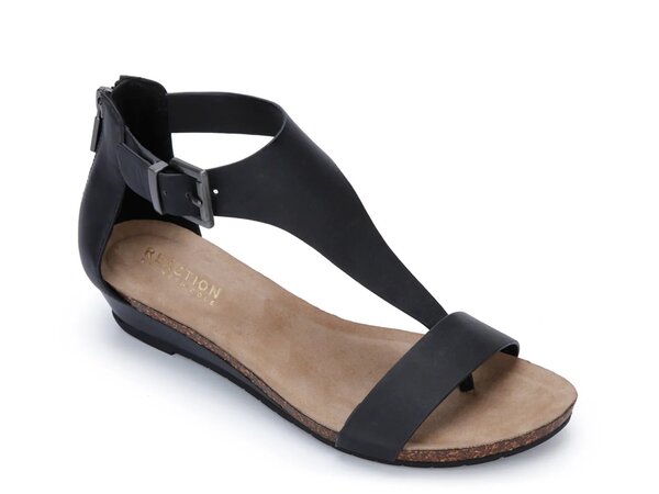ケネスコール レディース シューズ サンダル Reaction Kenneth Cole Great Gal Wedge Sandal Black ブラック｜ReVida 店 16,416円
