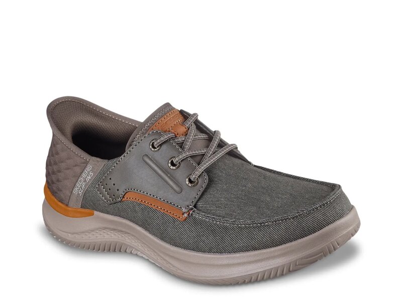 スケッチャーズ メンズ シューズ スリッポン・ローファー リラックスフィット Skechers Hands Free Slip-Ins Relaxed Fit Hasting Niko Slip-On Brown ブラウン 17,374円